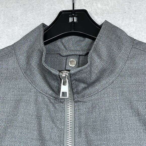 Michael Kors Jacket Mens Size X-Large Gray Full Zip Long Sleeve Pockets - Picture 3 of 14